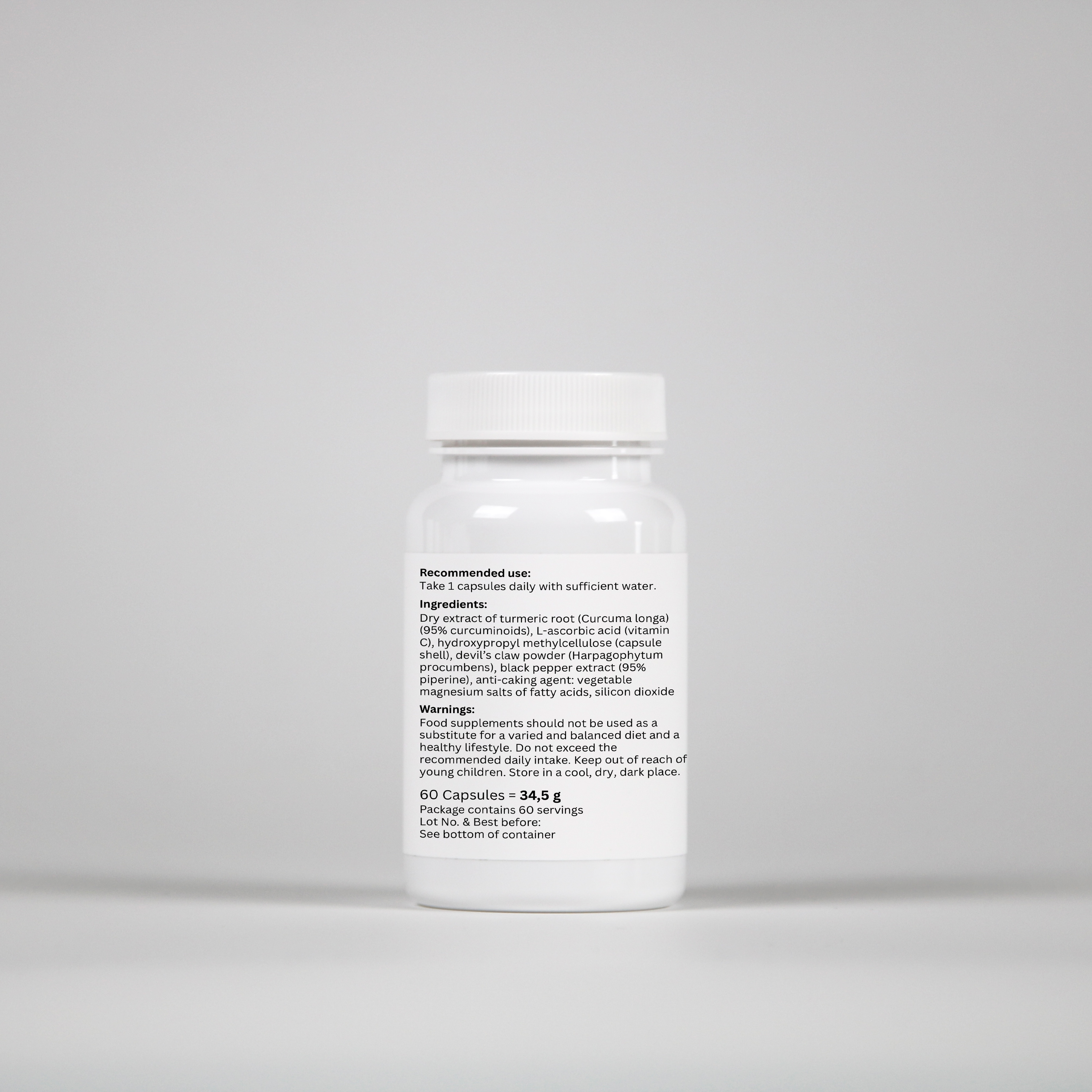 Cúrcuma + Pimienta negra - 60 Capsules