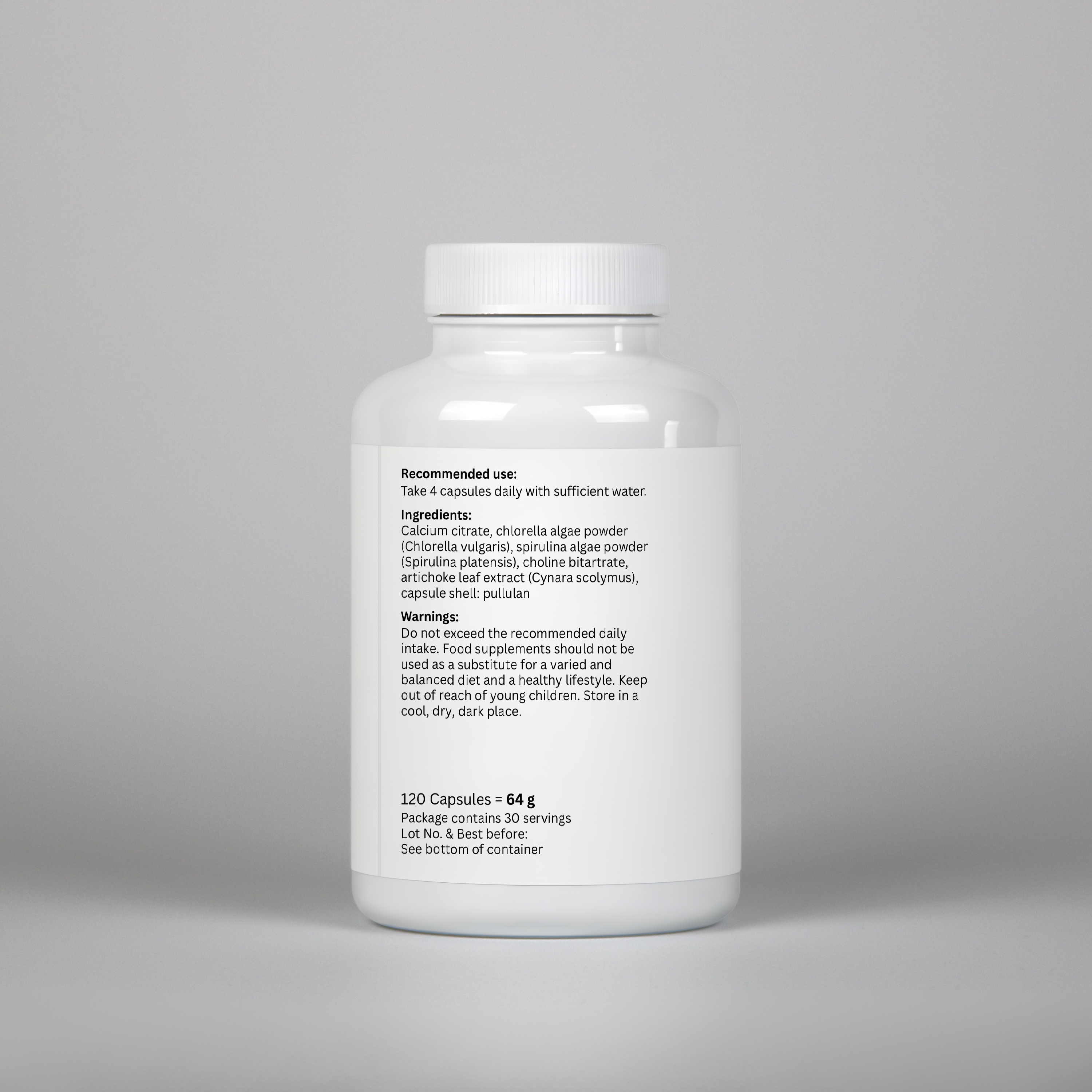 Spirulina + Chlorella - 120 Capsules