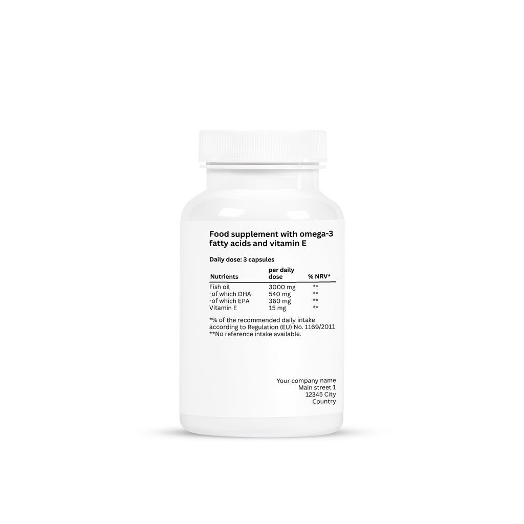 Omega-3 + Vitamin E – 90 Capsules