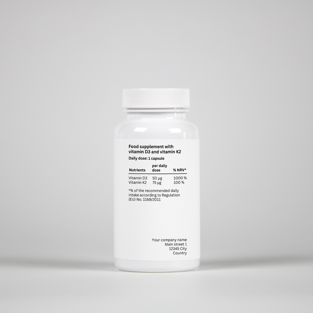 Vitamin D3 + K2 – 90 Capsules
