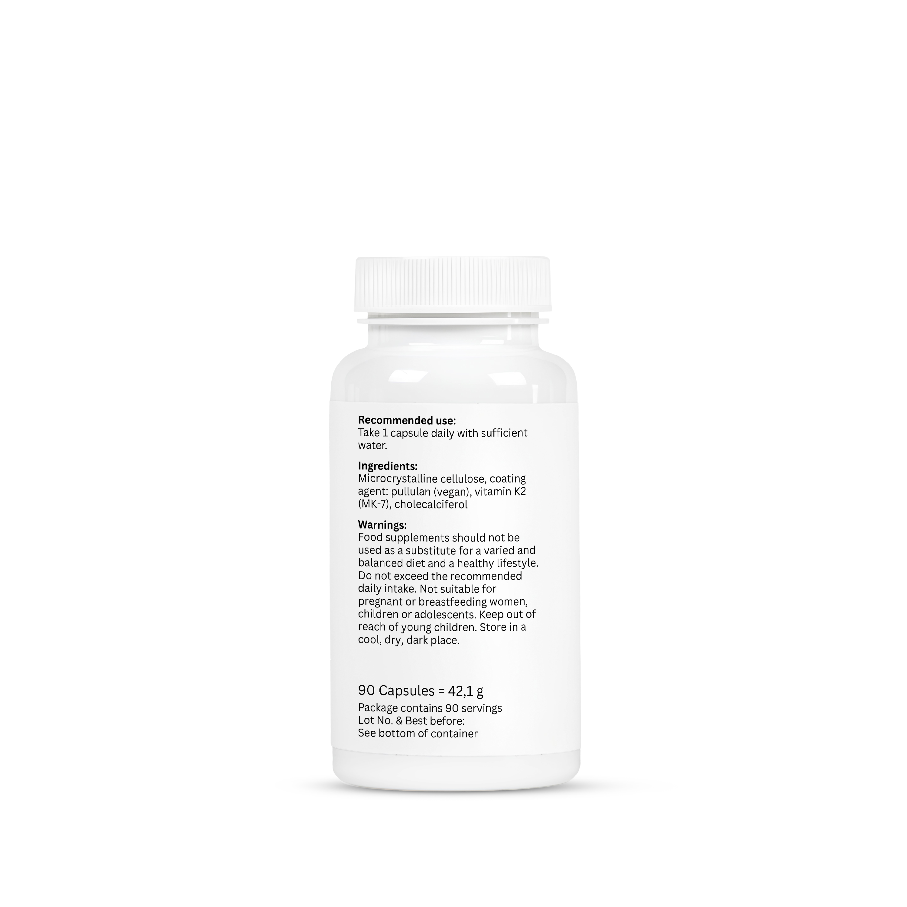 Vitamin D3 + K2 – 90 Capsules