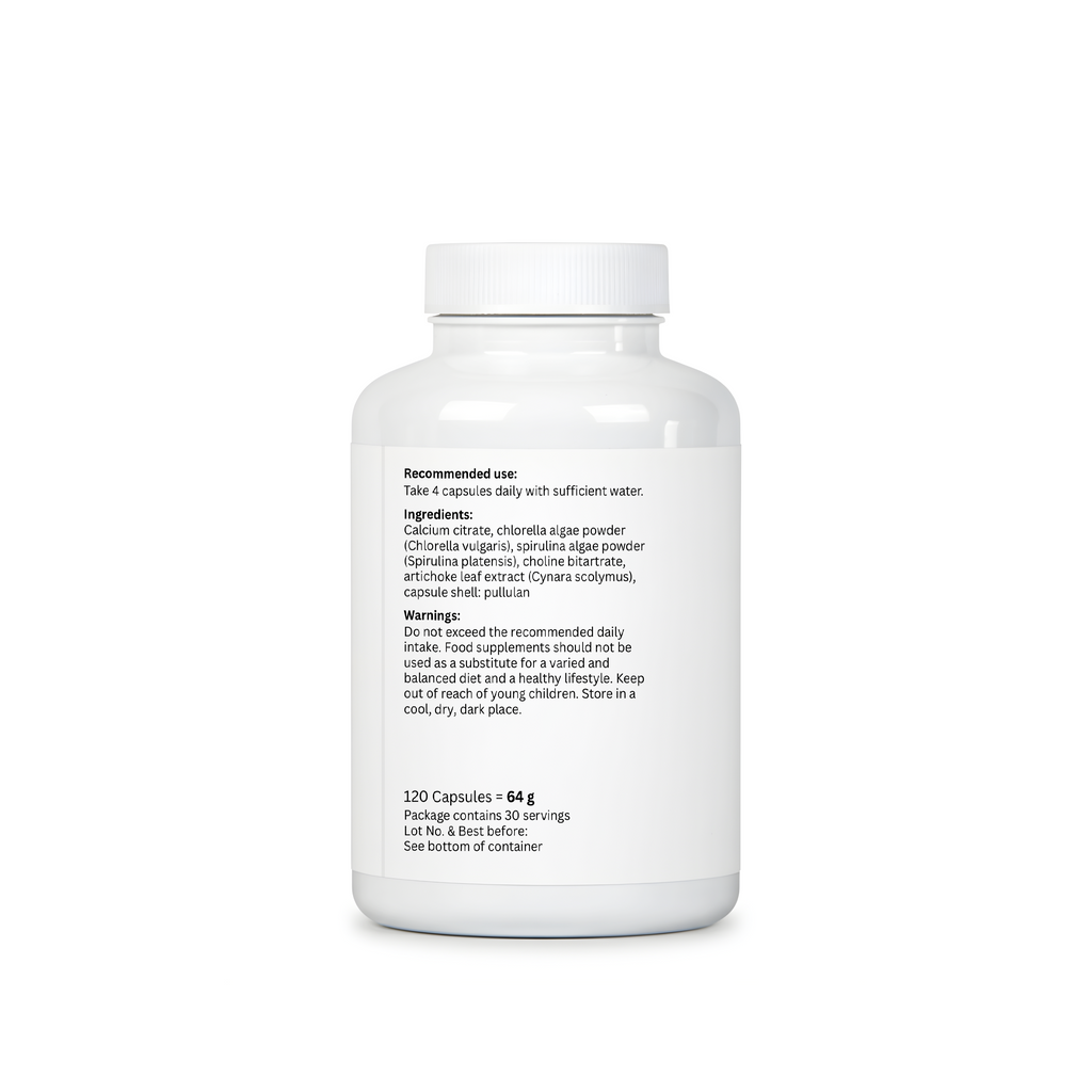 Spirulina + Chlorella - 120 Capsules