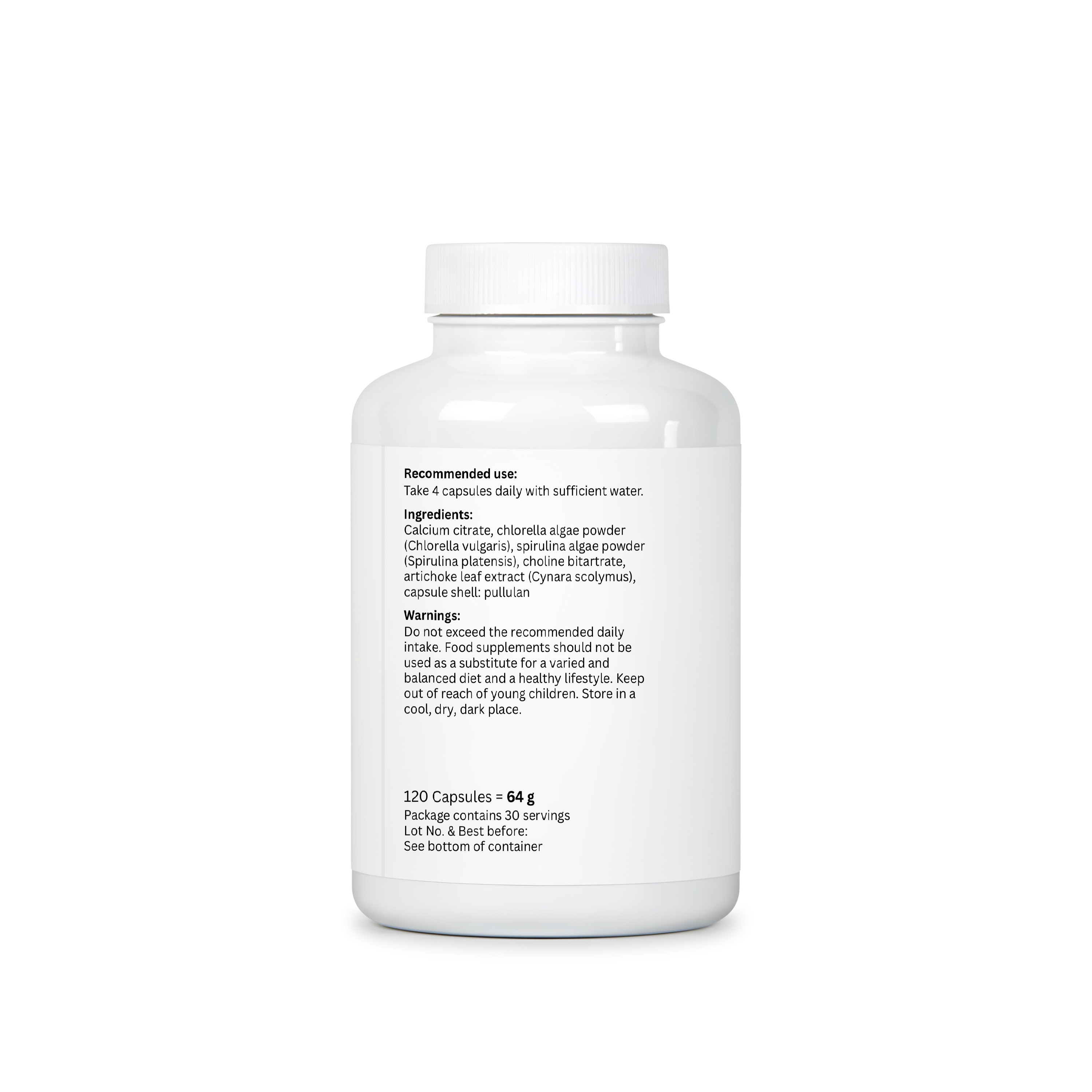 Spirulina + Chlorella - 120 Capsules
