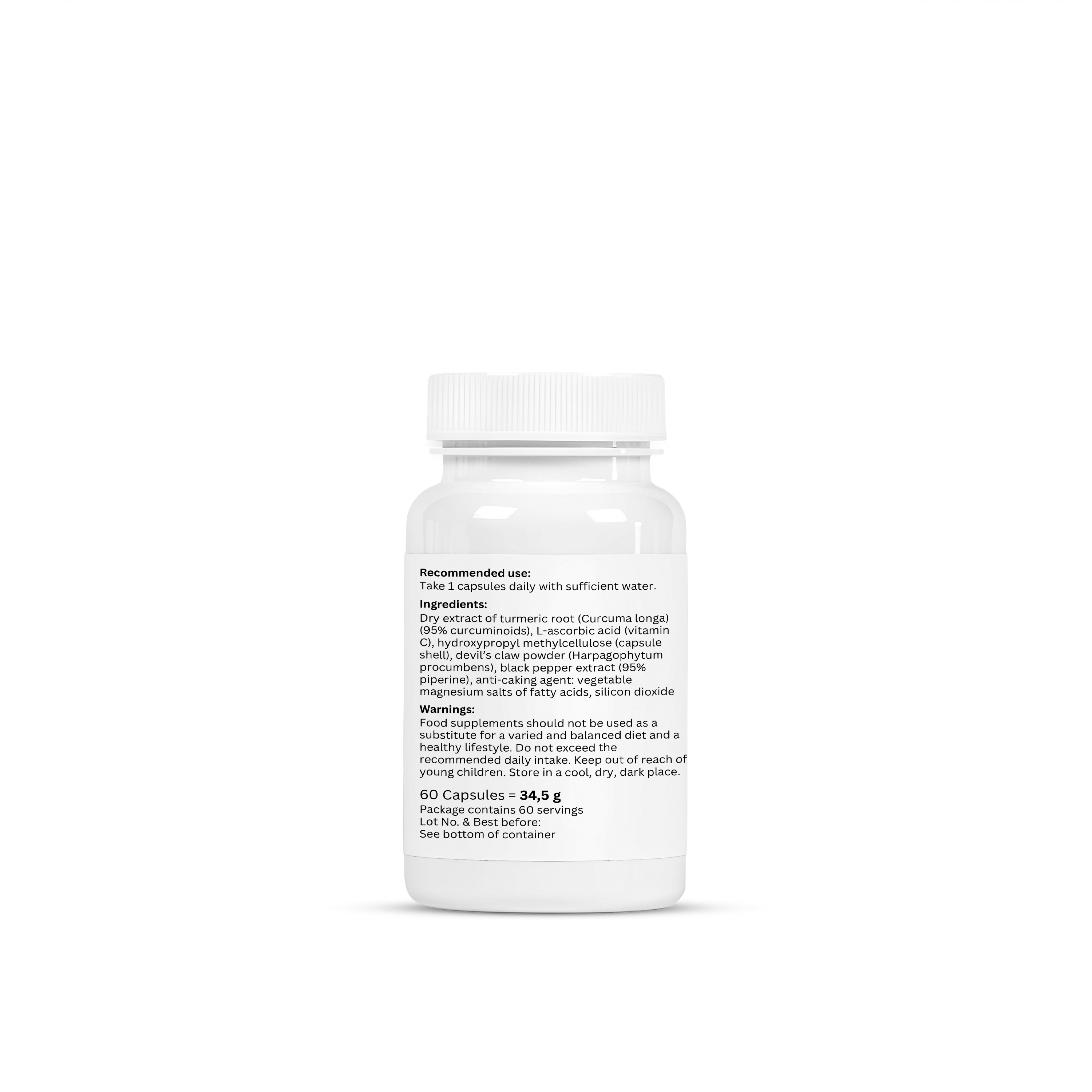 Cúrcuma + Pimienta negra - 60 Capsules