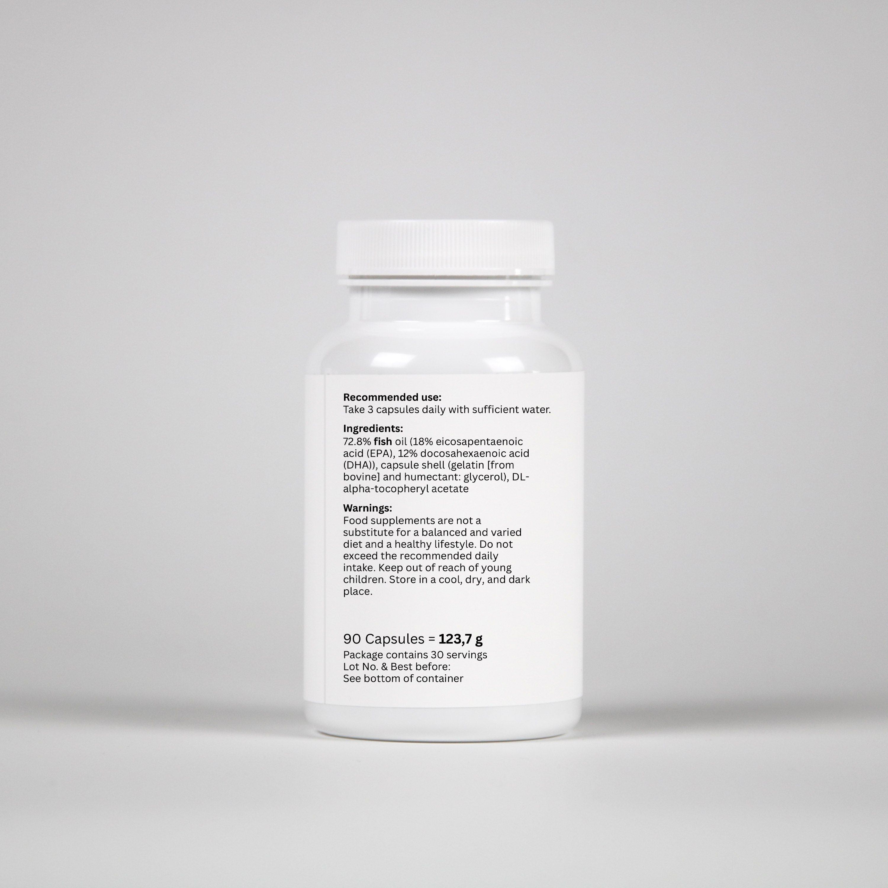 Omega-3 + Vitamin E – 90 Capsules