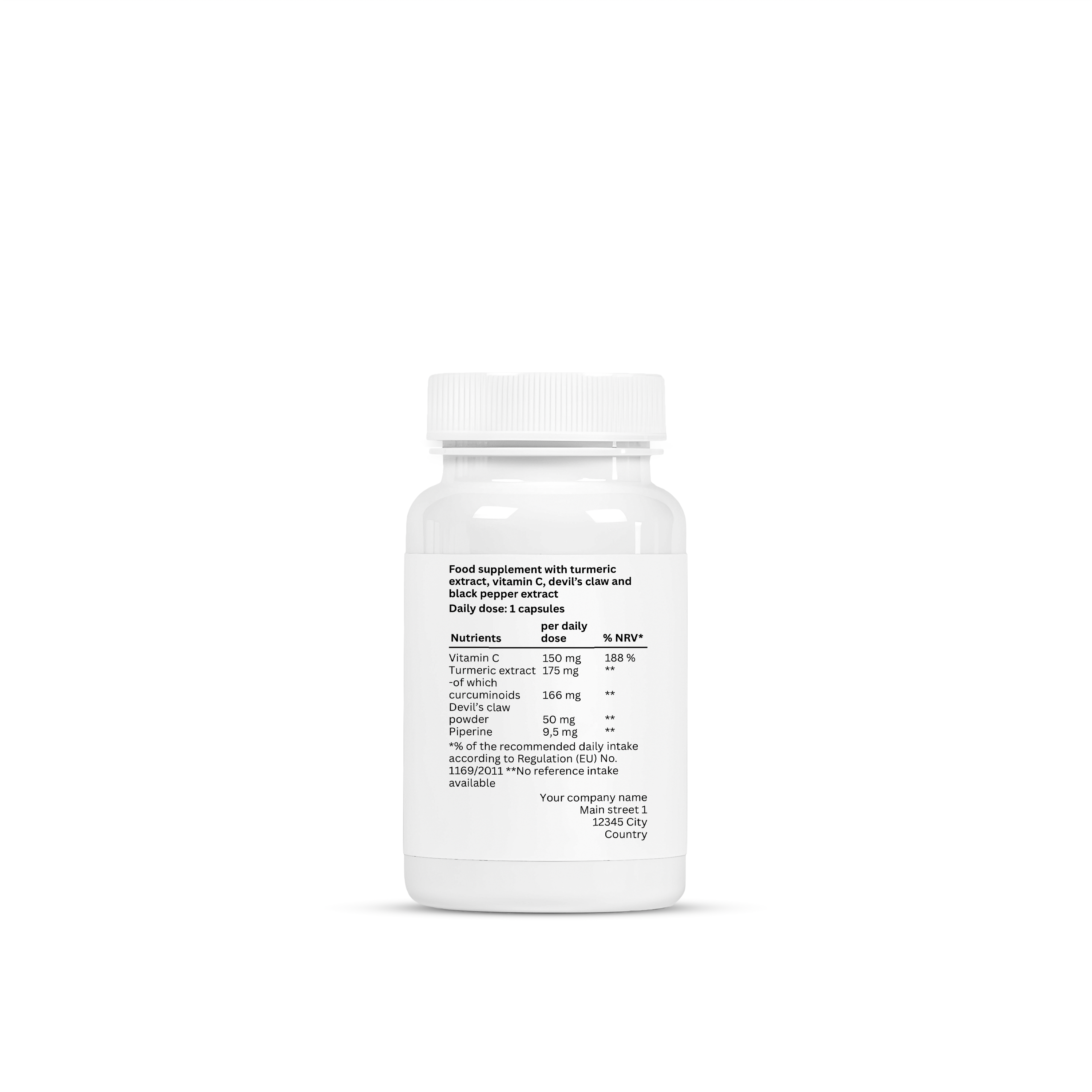 Cúrcuma + Pimienta negra - 60 Capsules