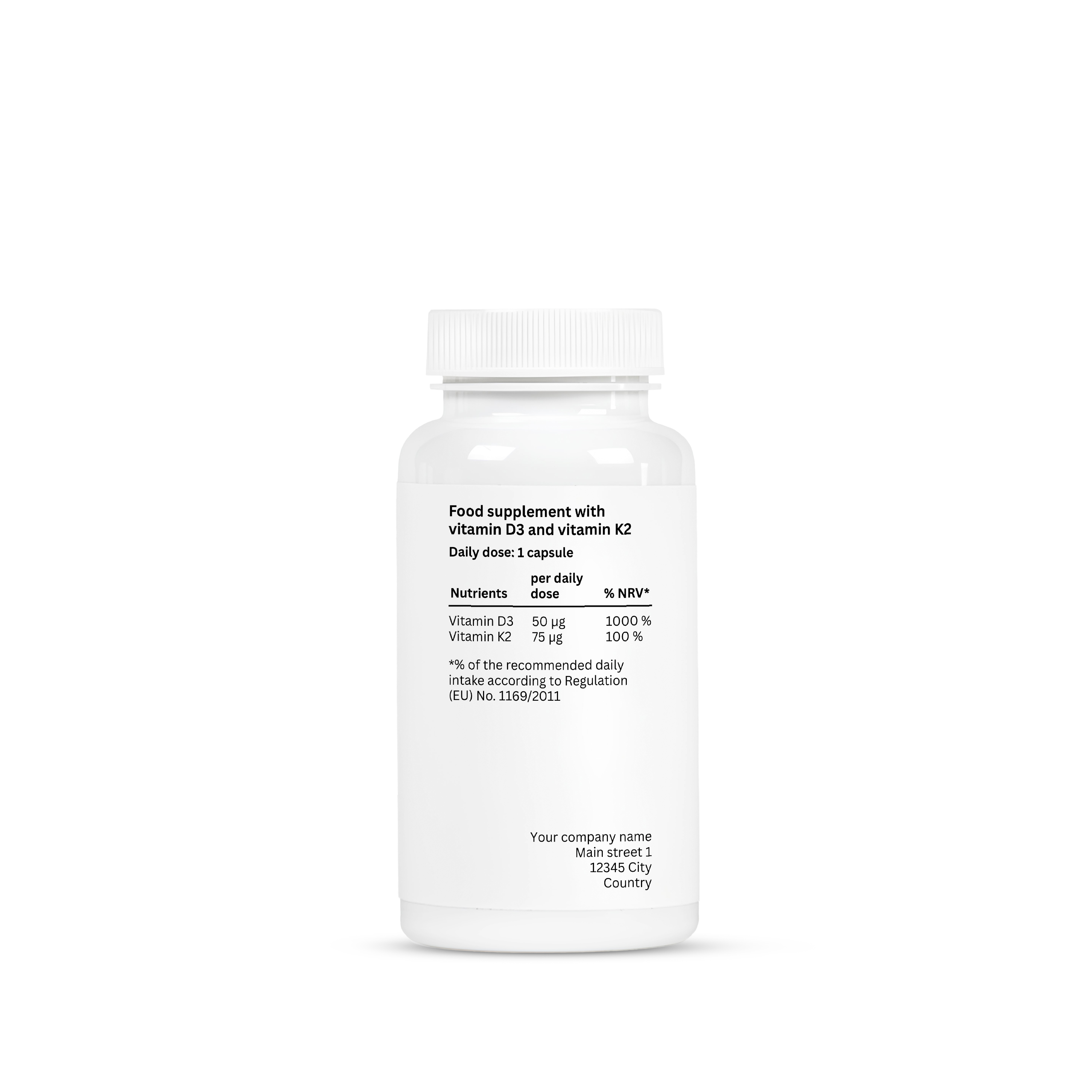 Vitamin D3 + K2 – 90 Capsules