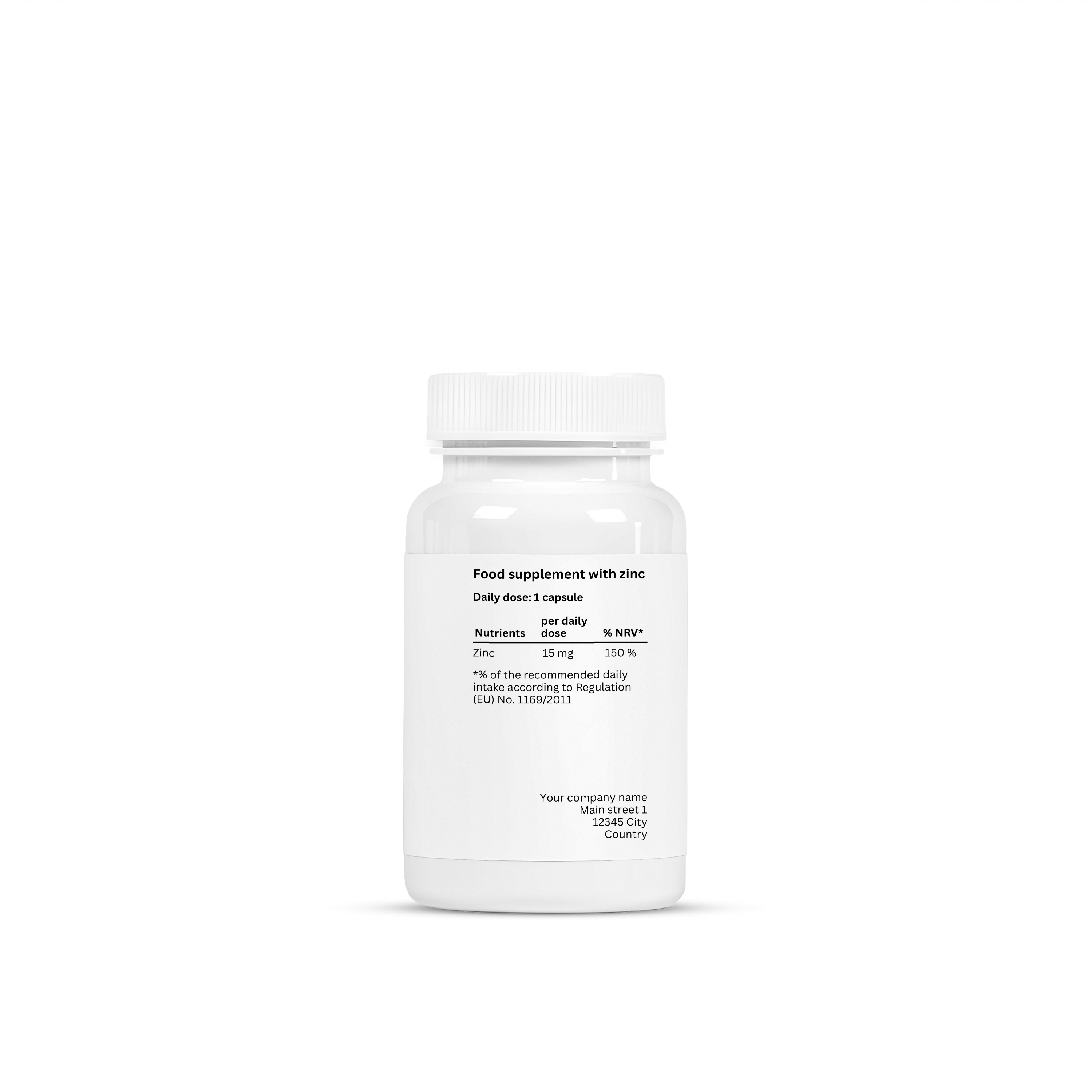 Zinc Bisglycinate – 60 Capsules