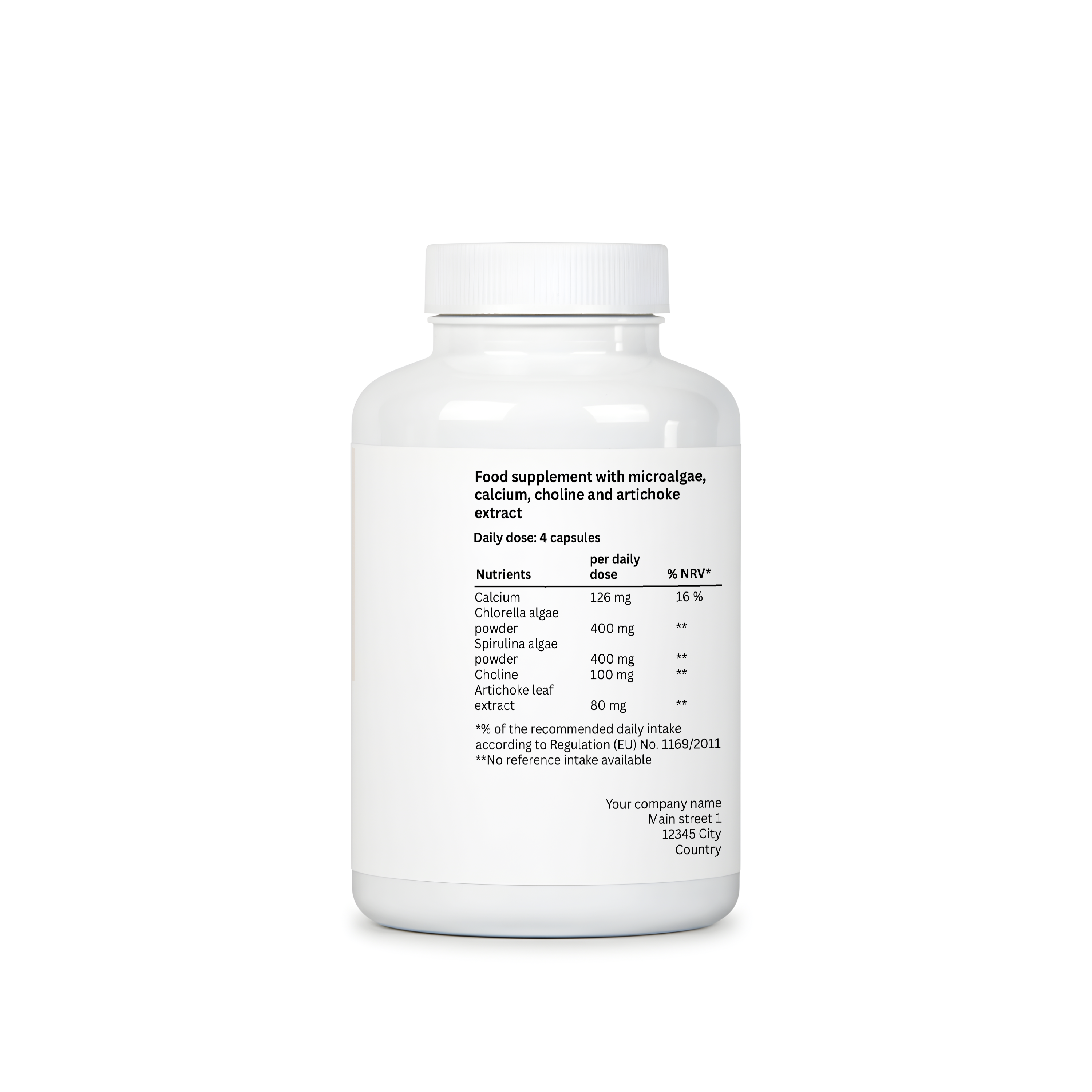 Spirulina + Chlorella - 120 Capsules
